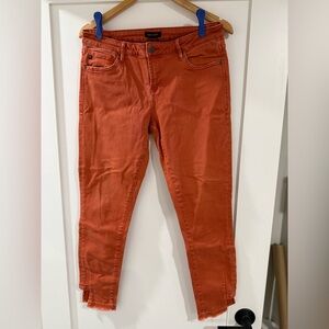 Dear John Women's Vibrant Orange Skinny Jeans